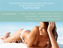 Tablet Screenshot of barringtonplasticsurgery.com